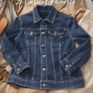 Talbots Dark Blue Denim Jacket